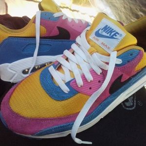 Nike AirMax90 multi color suede